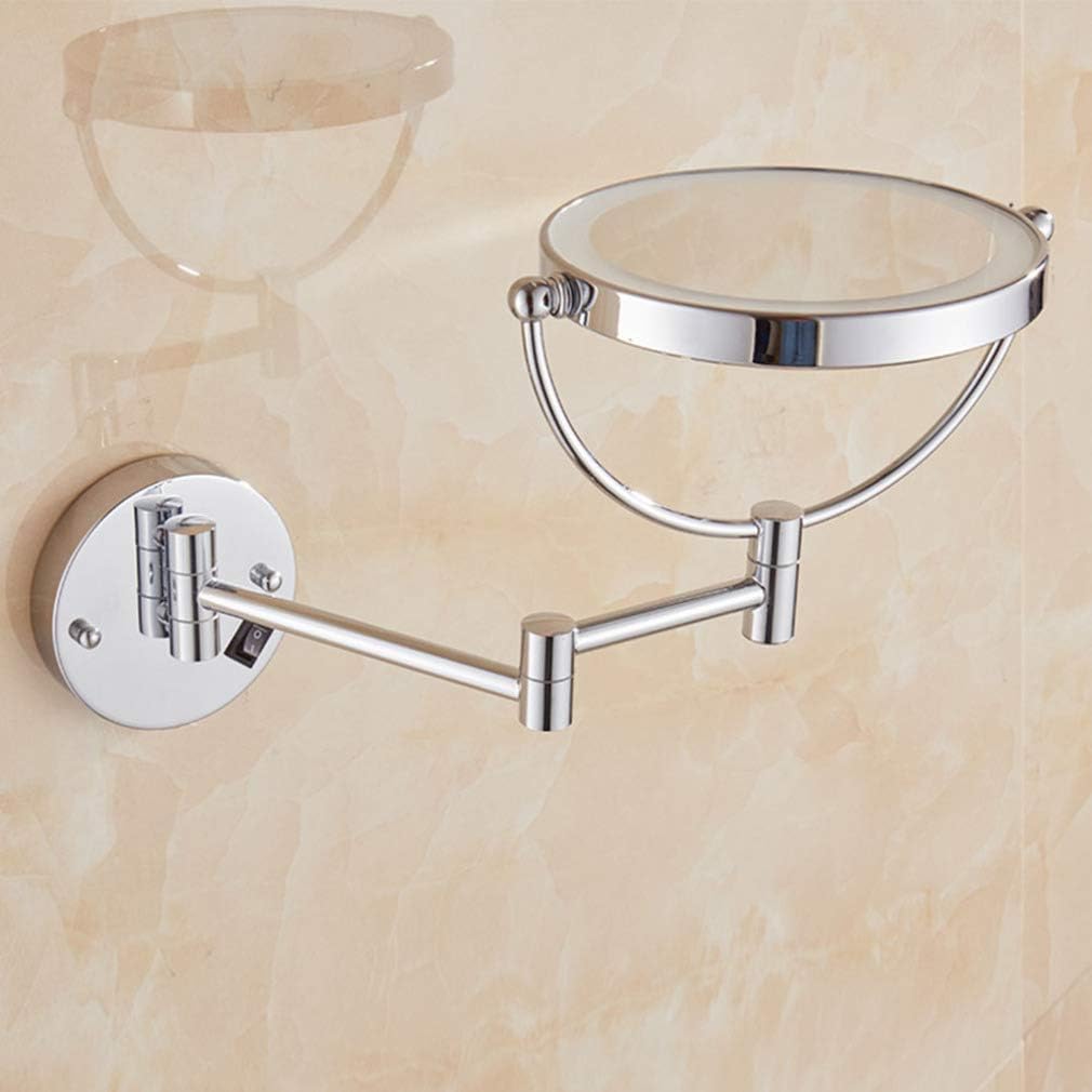LCARY Wall Mirror with Lights and 3X Magnification