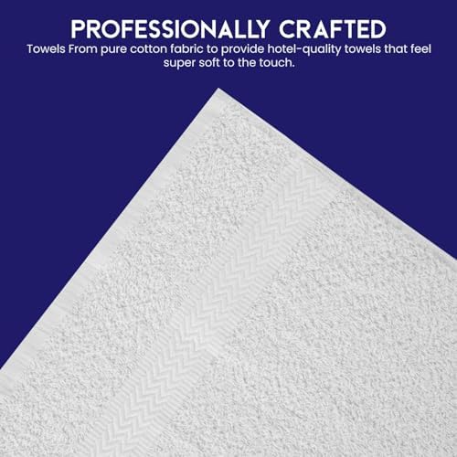 Linteum Textile Supply Premium Hair Drying Towels 20x40 inches Pack of 6