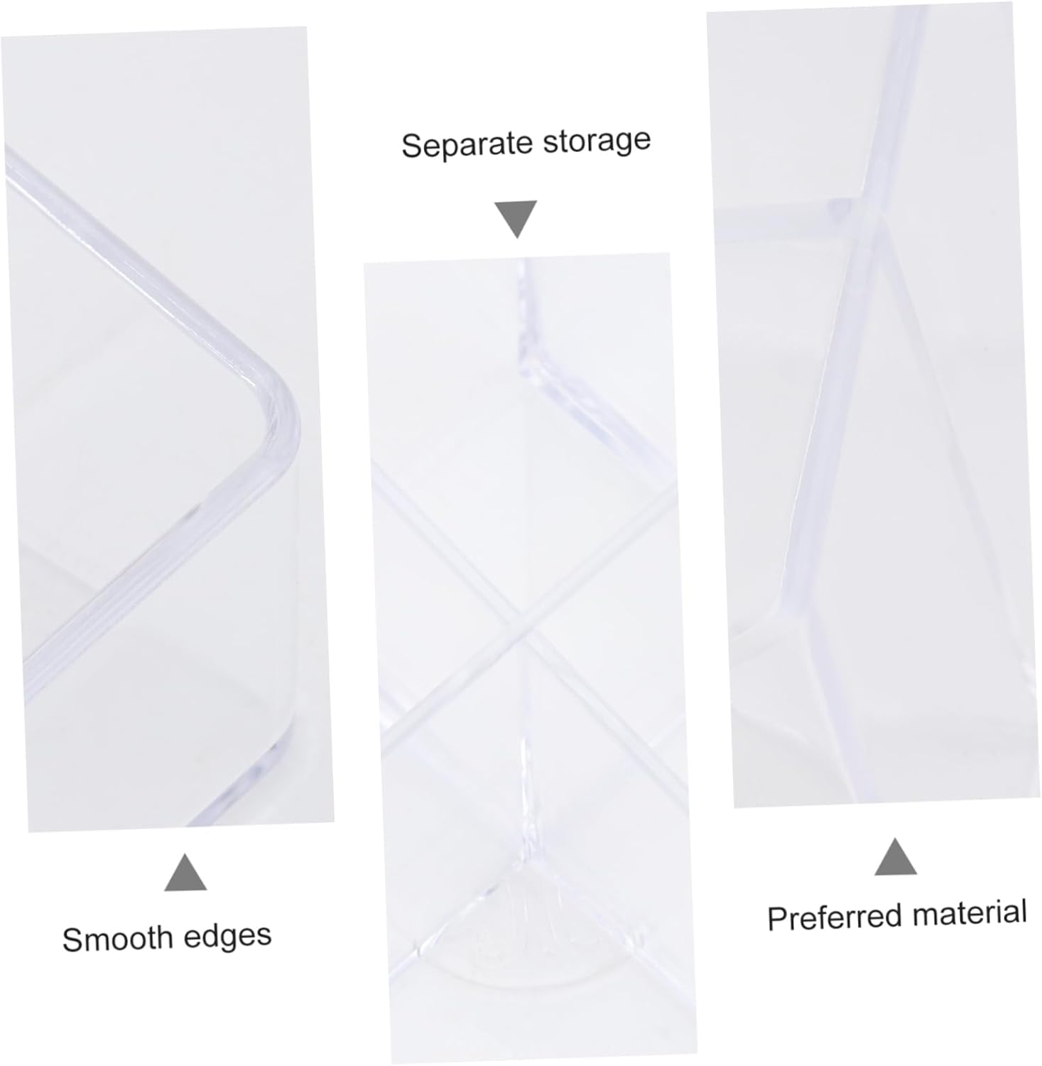 1pc Transparent Lipstick Display Box Organizer for Desktop