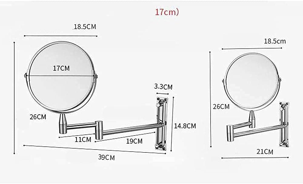 DEIHGE Wall-Mounted Makeup Mirror