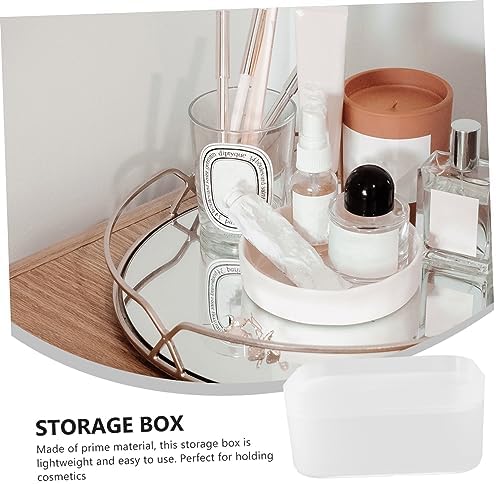 Callaron 1Pc Cosmetic Storage Case with Dustproof Lid