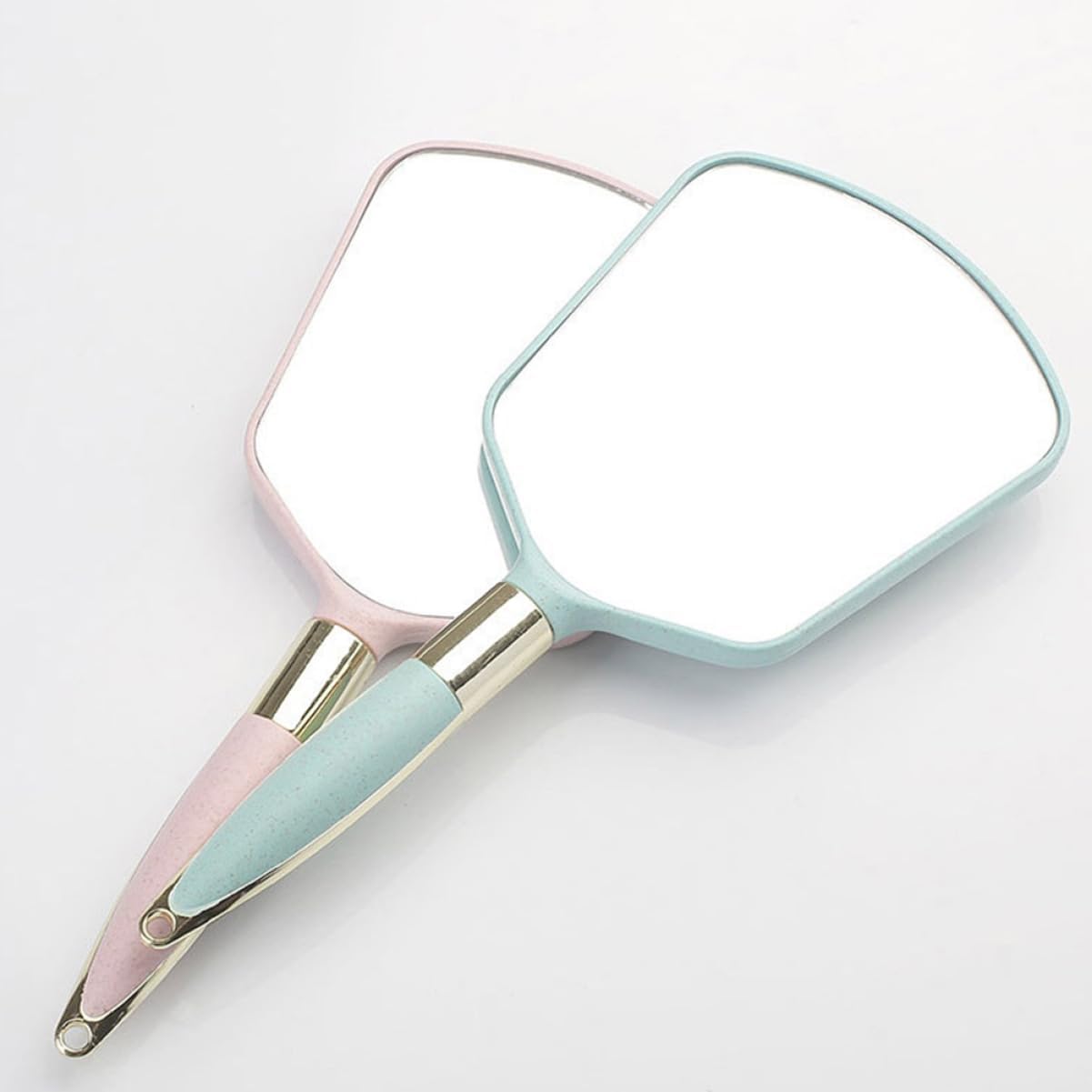 Gatuida Handheld Bathroom Mirror with Handle for Vanity and Travel Use
