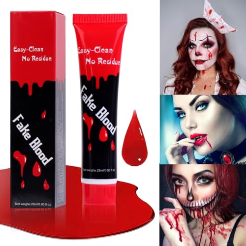 Wenrny Halloween Blood Makeup Kit 3 Pcs