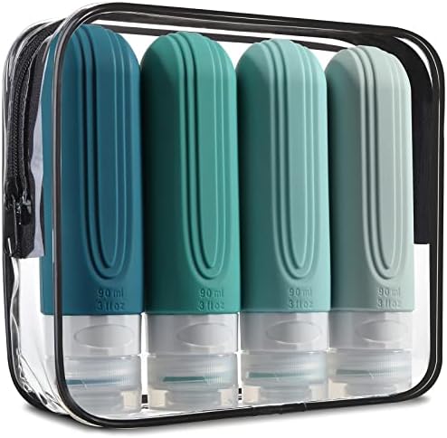 Mrsdry 3oz TSA Approved Travel Bottles 4 Pack