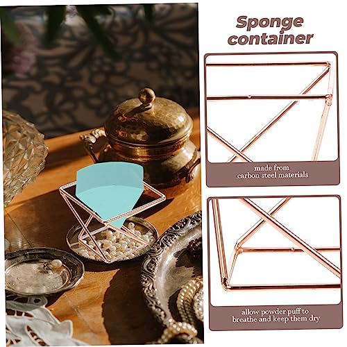 GALPADA 4pcs Makeup Sponge Holder Rack Organizer Drying Display