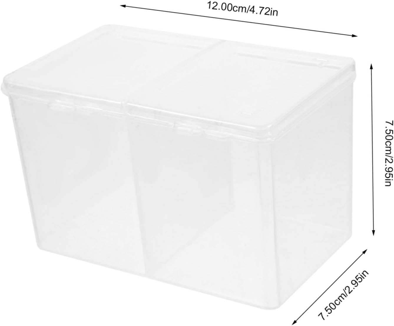 OATIPHO Cotton Pads Holder Case Durable Storage Box with Compartments