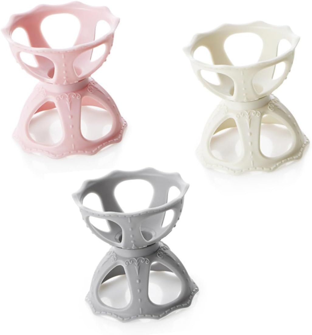 3pcs Powder Puff Stand Holder Portable Storage Rack