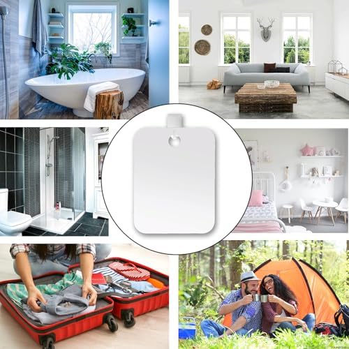 Fog Free Shower Mirror with Sticky Hook 1