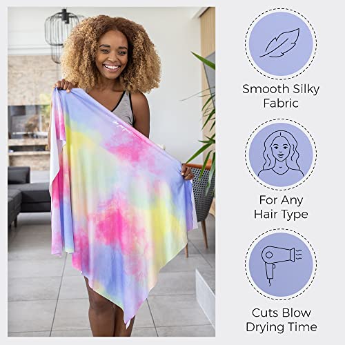 The Perfect Haircare Microfiber Towel Wrap - Fast Drying Anti-Frizz Gentle Detangling