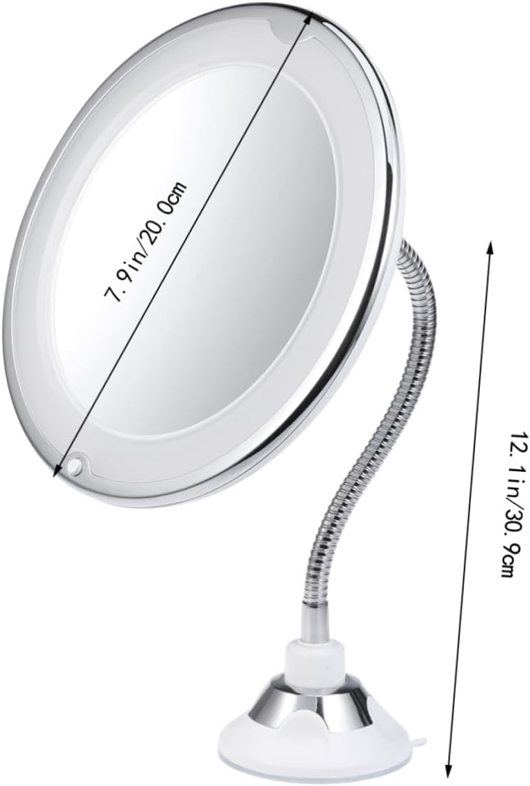 Angoily 10x Magnification LED Mirror for Makeup and Vanity