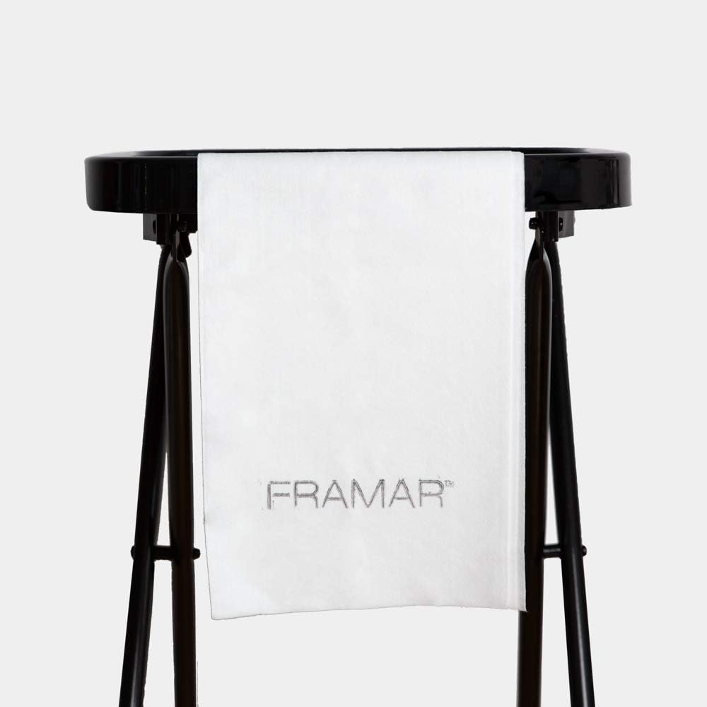 FRAMAR Biodegradable Hair Towels 50 Count Soft Absorbent