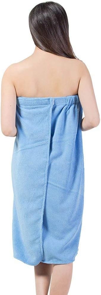 Soft Spa Bathrobe for Women with Fast Dry Hair Drying