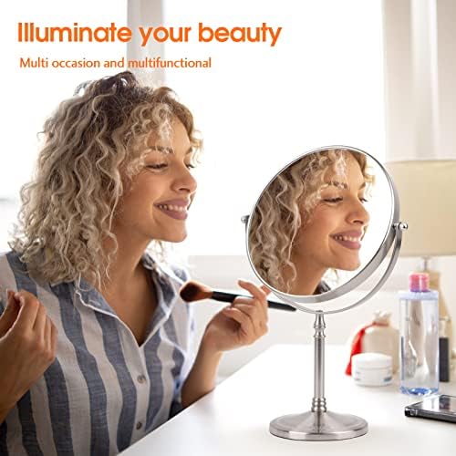 Ohotecy 8 Double-Sided Magnifying Mirror with 1X10X Magnification