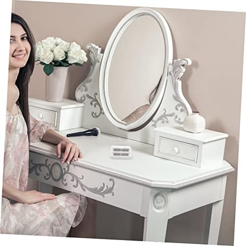 Exquisite Plastic Makeup Organizer Box with Mirror