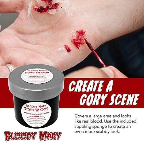 Bloody Mary Fake Scab Blood Body Paint - Thick Realistic Washable