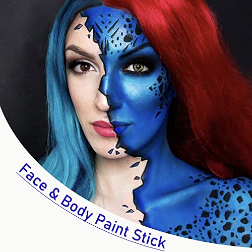 CCBeauty Neon UV Blue Face Body Paint Stick for Halloween Cosplay