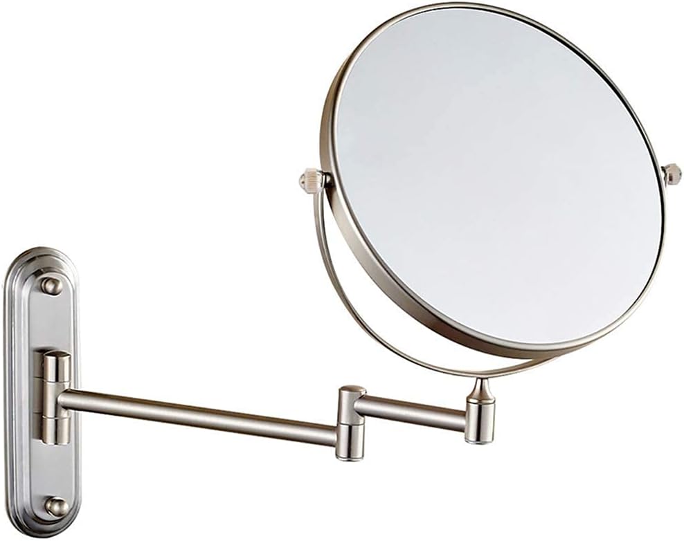DEIHGE 360 Swivel Brass Double Sided Makeup Mirror