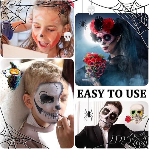 JunKuJK Clown Face Body Paint Kit
