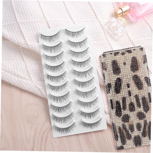 Glitter Eyelash Holder Leopard Design Cosmetic Case