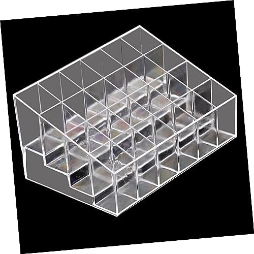 Slot Clear Acrylic Lipstick Organizer for Cosmetics Display