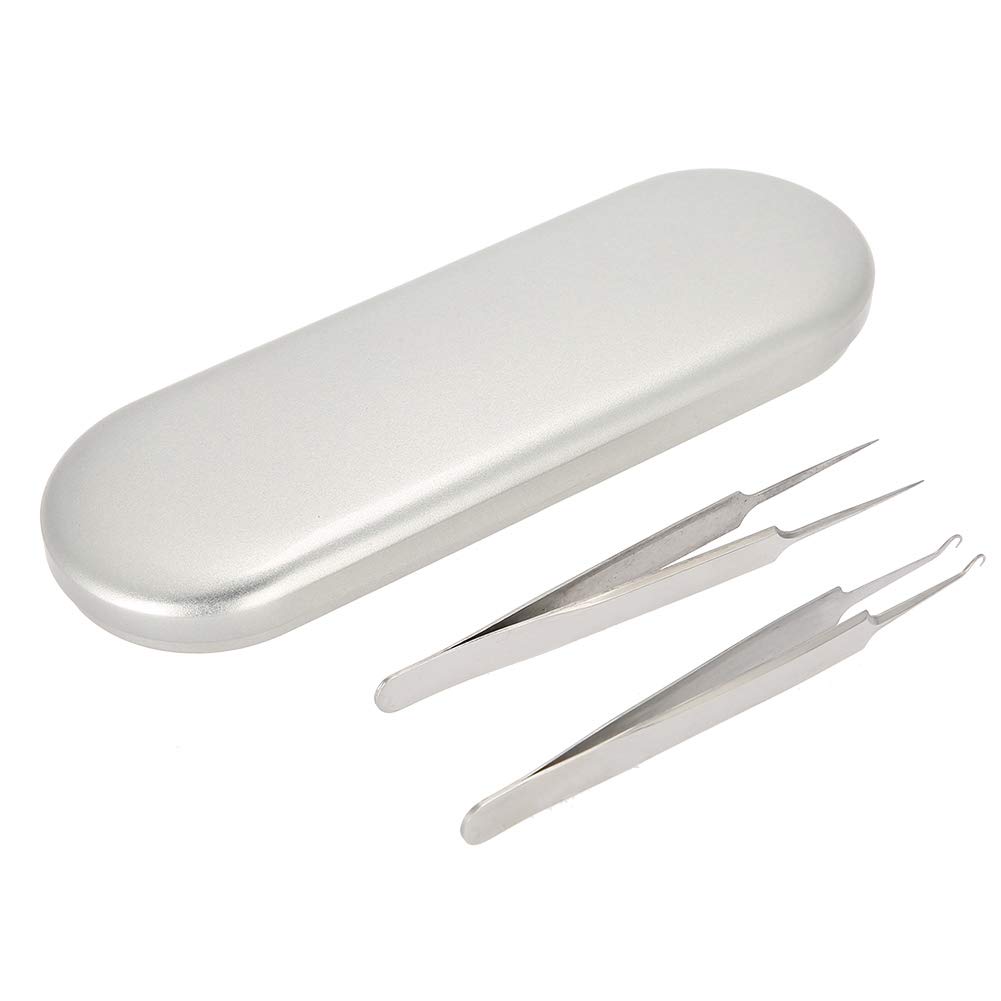 Sonew Silver Eyelash Tool Storage Box