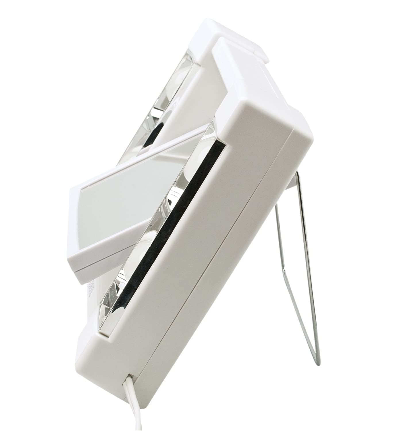 JERDON Two-Sided Makeup Mirror with 3X Magnification