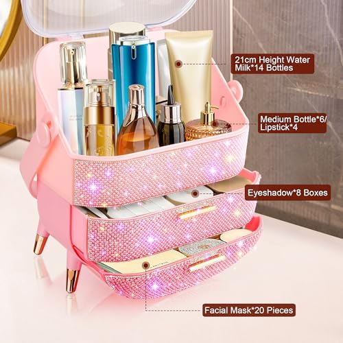 Bling Makeup Organizer for Teen Girl Gift