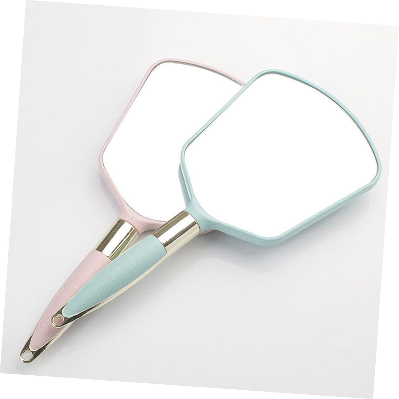 SOIMISS Handheld Mirror with Ergonomic Handle for Travel and Bathroom Use