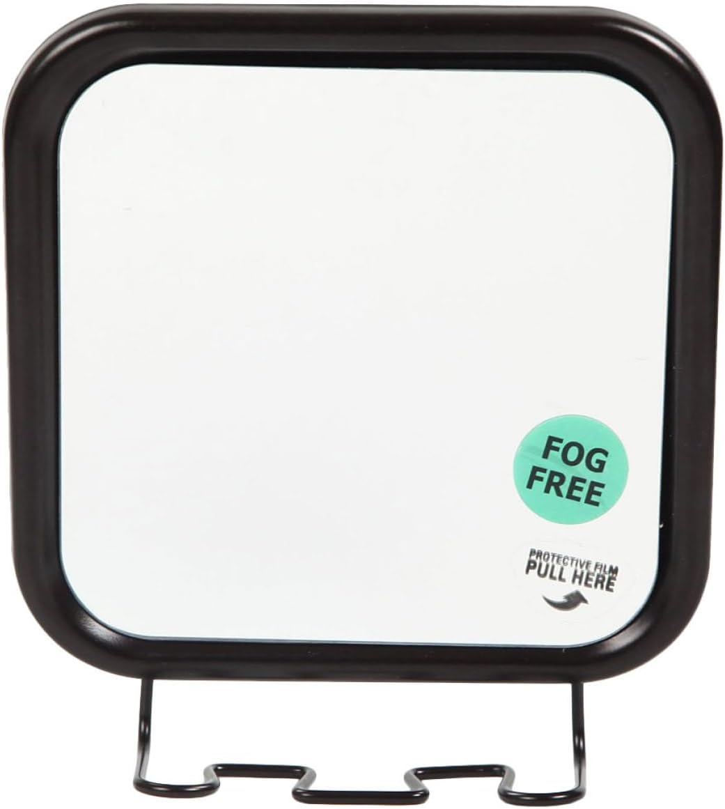 Ipetboom Wall-Mounted Suction Mirror for Shower and Vanity