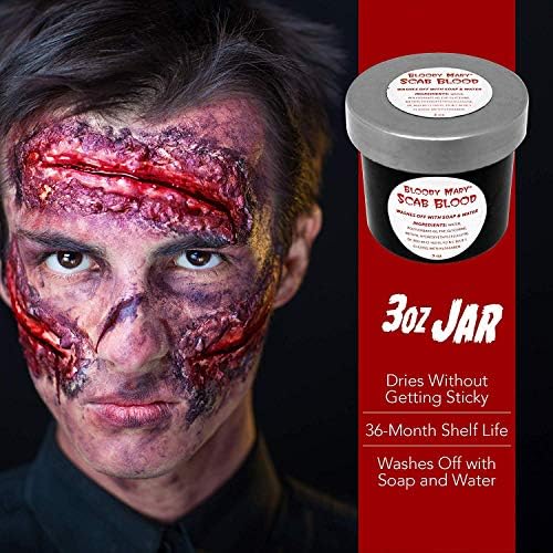 Bloody Mary Fake Scab Blood Body Paint - Thick Realistic Washable