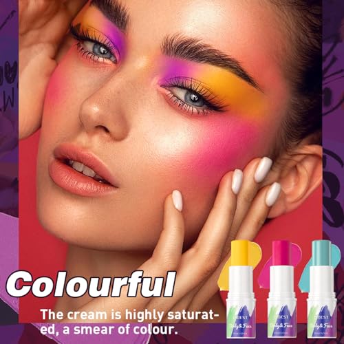 Jolilab 8-Color Body Face Paint Stick Set