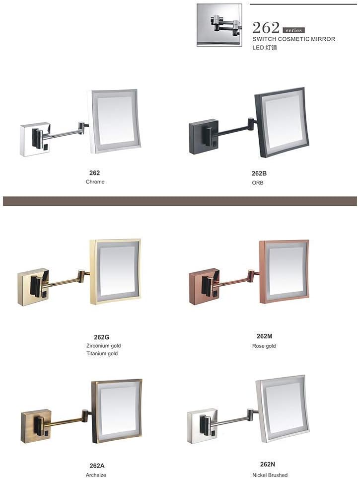 DEIHGE 8 Inch LED Vanity Mirror with 3X Magnification 1