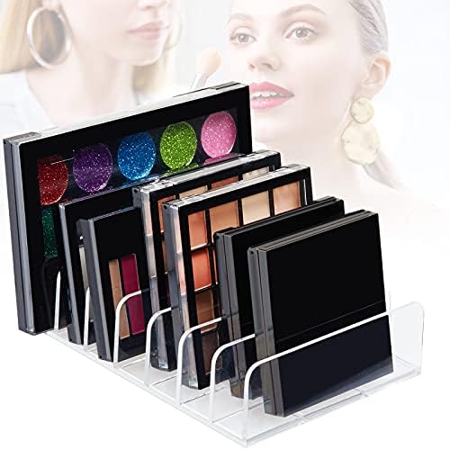 Croudoa 7 Section Acrylic Eyeshadow Palette Organizer