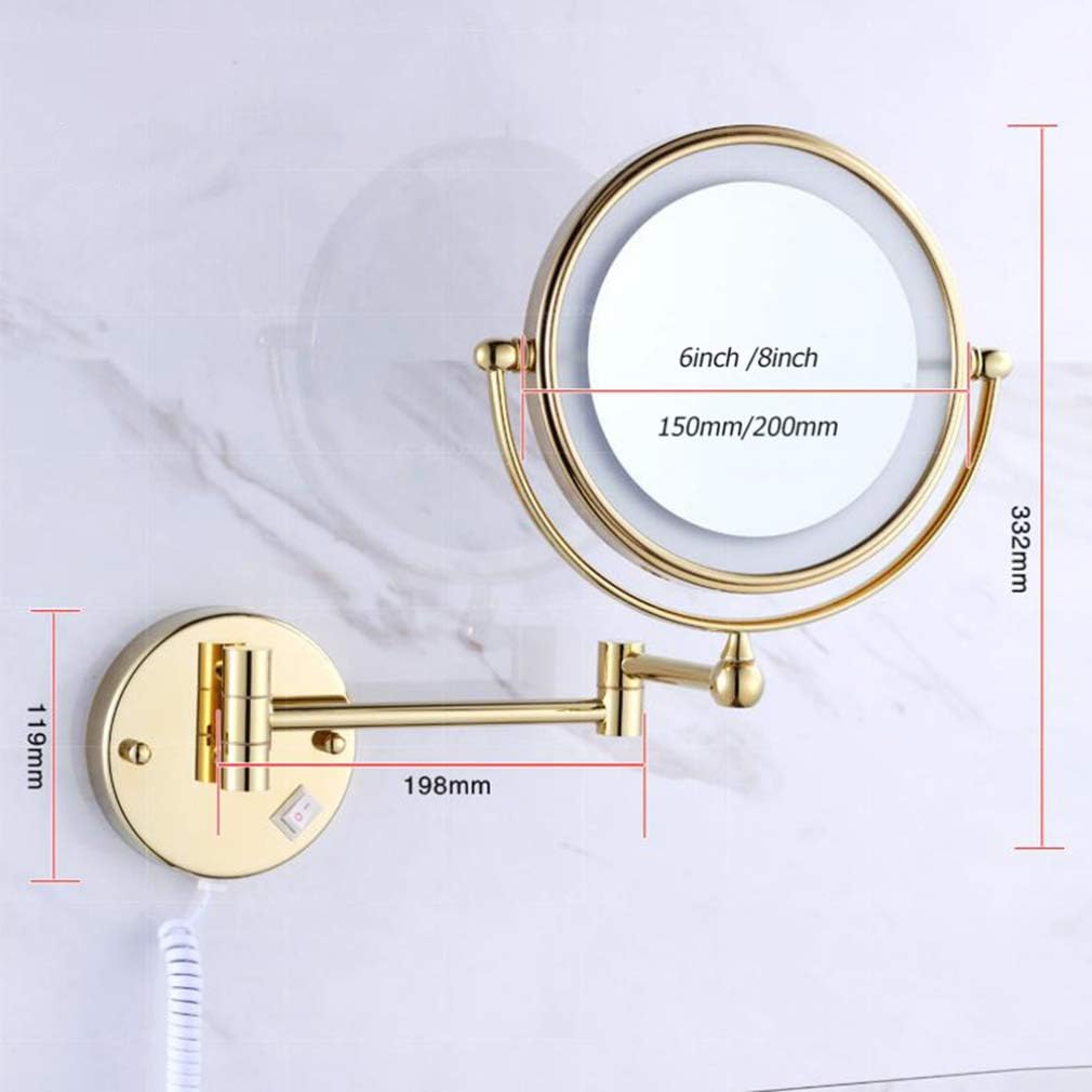 LCARY Makeup Vanity Mirror with Lights 3X Magnification
