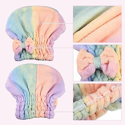 VOCOSTE Microfiber Hair Drying Towel Dry Cap
