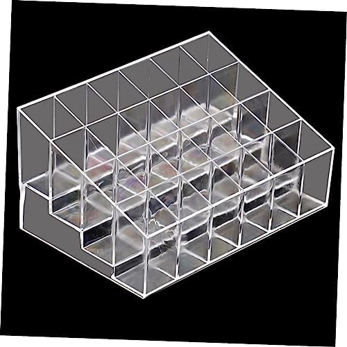 Ipetboom Acrylic Makeup Display Organizer with 24 Compartments