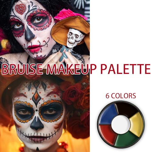Topcent Fake Blood Gel and Scar Wax Halloween Makeup Set