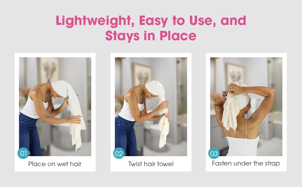 Hair RePear Anti Frizz Cotton Hair Wrap Towel