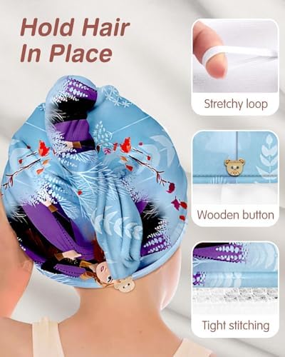 Akkya Microfiber Hair Towel Wrap 2 Pack