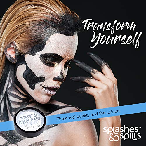Face and Body Paint Cream - White 18g Cake Tub