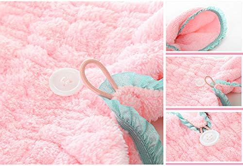 Kids Hair Towel Wrap Cartoon Rabbit Design Faster Drying