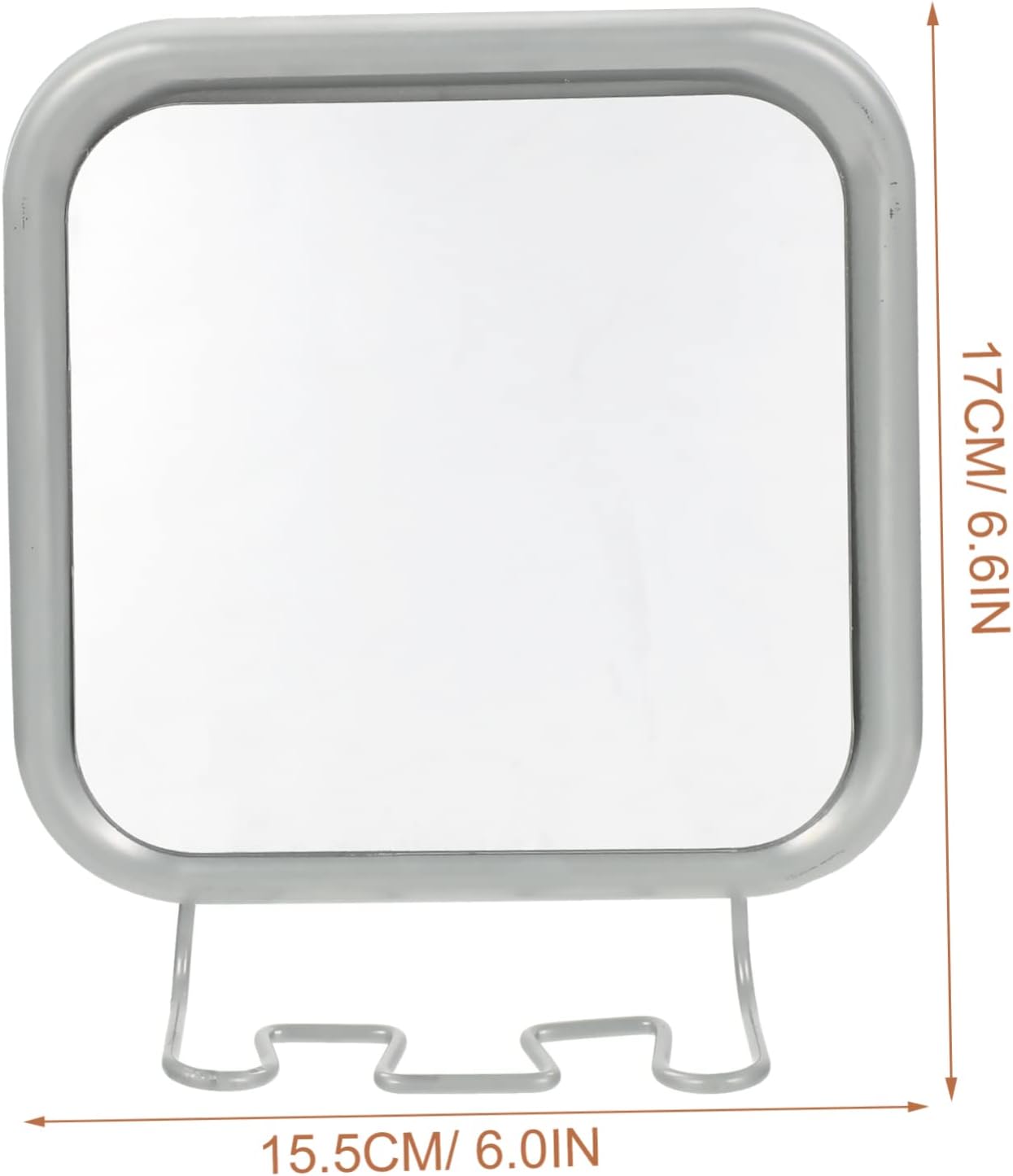 Fogless Shower Mirror with Suction Cups and Hook 1