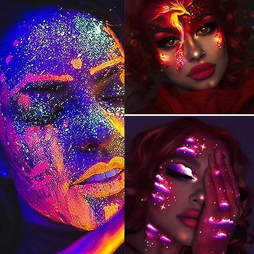 Go Ho Neon Gold Body Paint 237oz UV Blacklight