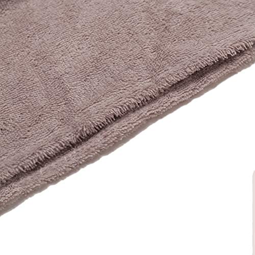 Aspen5 Extra Large Waffle Cotton Hair Towel Wrap Grey
