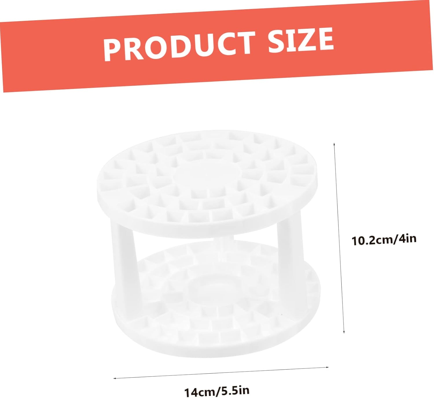 Plastic Makeup Brush Display Rack with 49 Slots