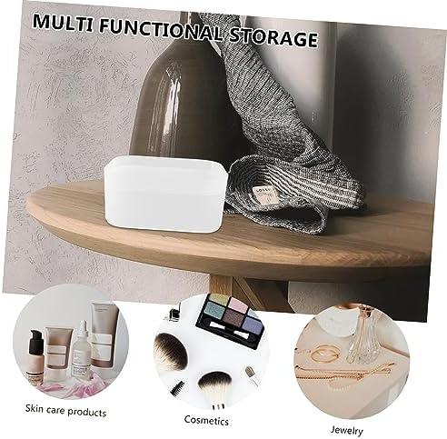 Callaron 1Pc Cosmetic Storage Case with Dustproof Lid