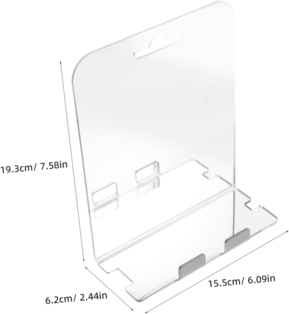 Cabilock Fogless Shower Mirror with Shelf and Hooks 1