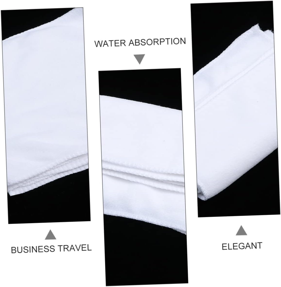 DRESSOOS Spa Pedicure Towels Set of 10 Ultra Soft 30x30cm