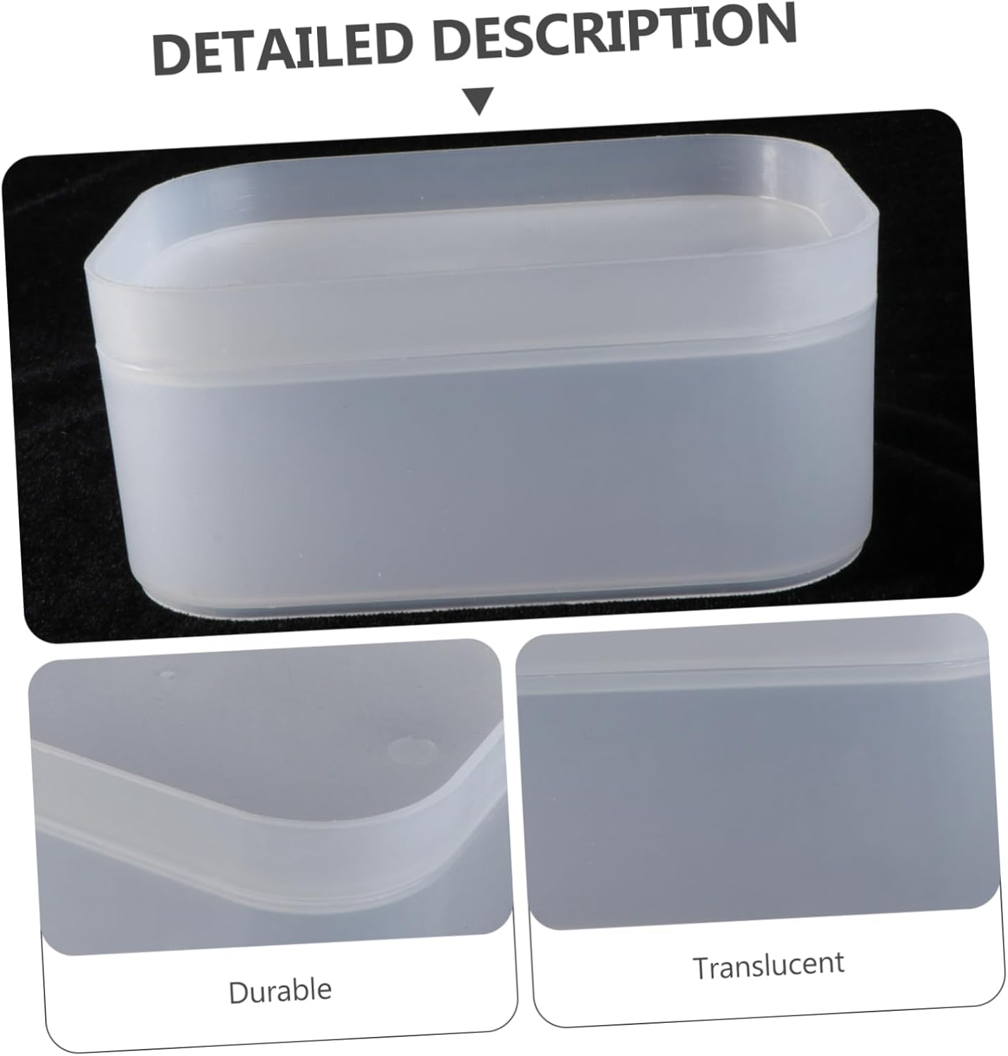 DOITOOL Compact Cosmetic Storage Box for Desktop