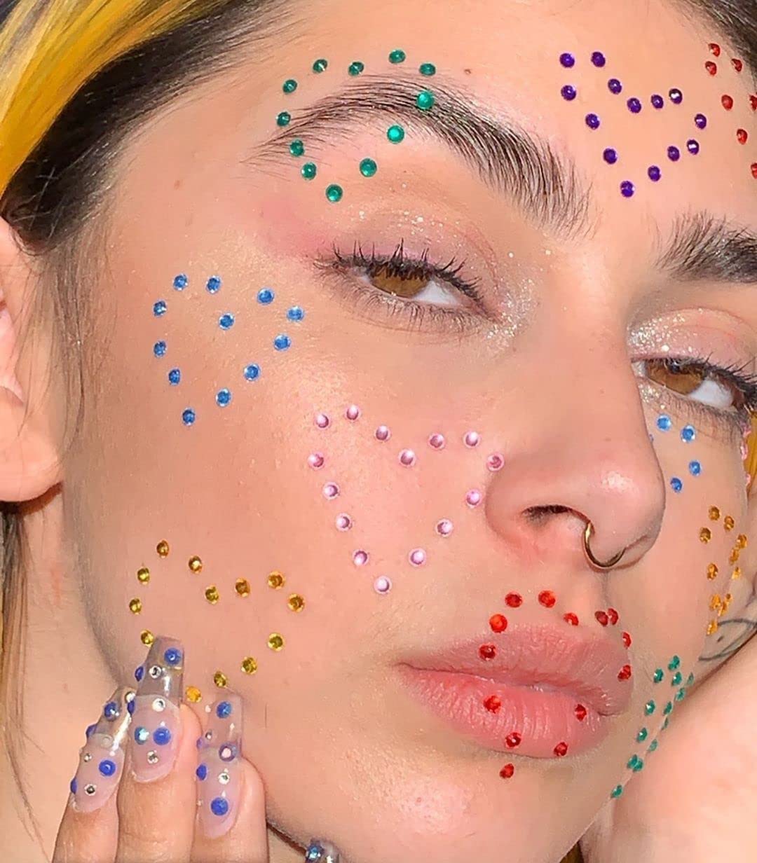 La Jolie Jasmin 2752 Pcs Self Adhesive Rhinestones Eye Nail Face Gems